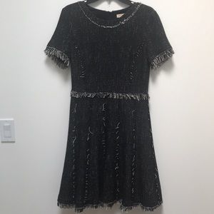 Rebecca Taylor frayed hem dress